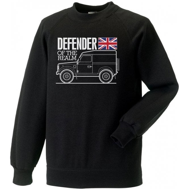 Defender Of The Realm (Land Rover) Kids Sweatshirt