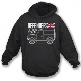 Defender Of The Realm (Land Rover) Organic Hooded Sweatshirt