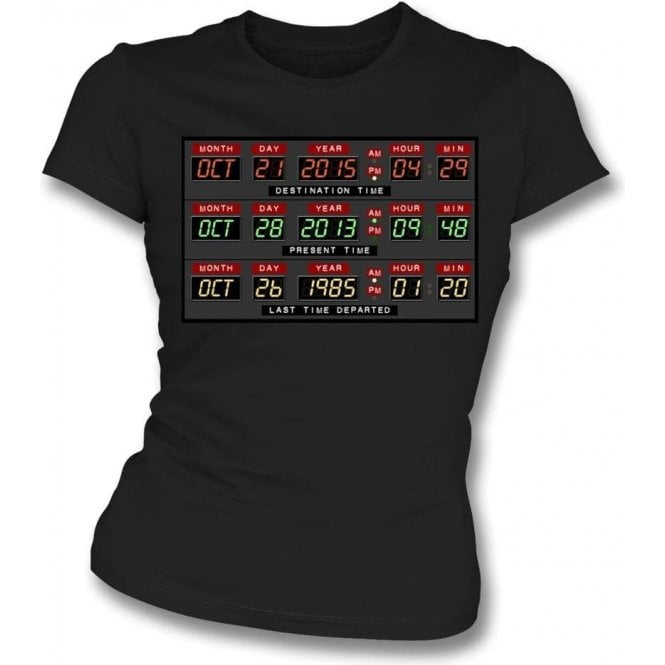 DeLorean Dash (Inspired by Back To The Future) Womens Slim Fit T-Shirt