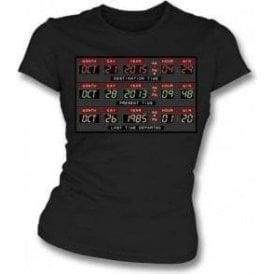 DeLorean Dash (Inspired by Back To The Future) Womens Slim Fit T-Shirt