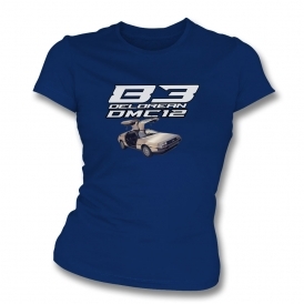 DeLorean DMC-12 1983 Womens Slim Fit T-Shirt