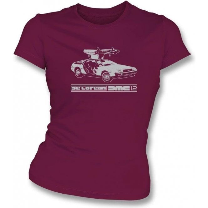 DeLorean DMC-12 (Back to the Future) Women's Slim Fit T-shirt