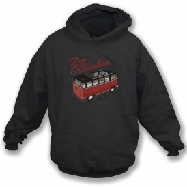 Der Kleinbus Black Hooded Sweatshirt