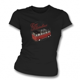 Der Kleinbus Black Womens Slim Fit T-Shirt