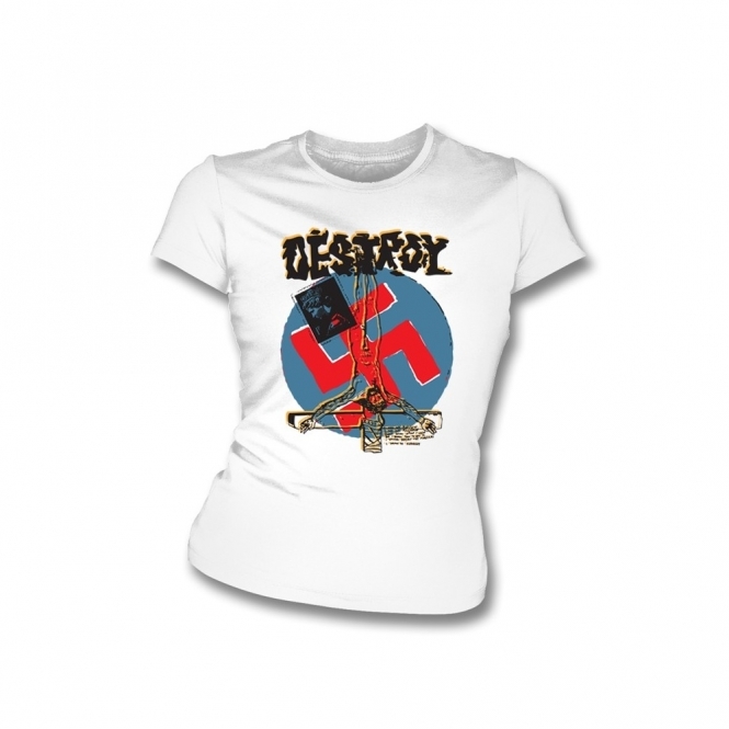 Destroy Seditionaries Design Organic Womens Slimfit T-Shirt