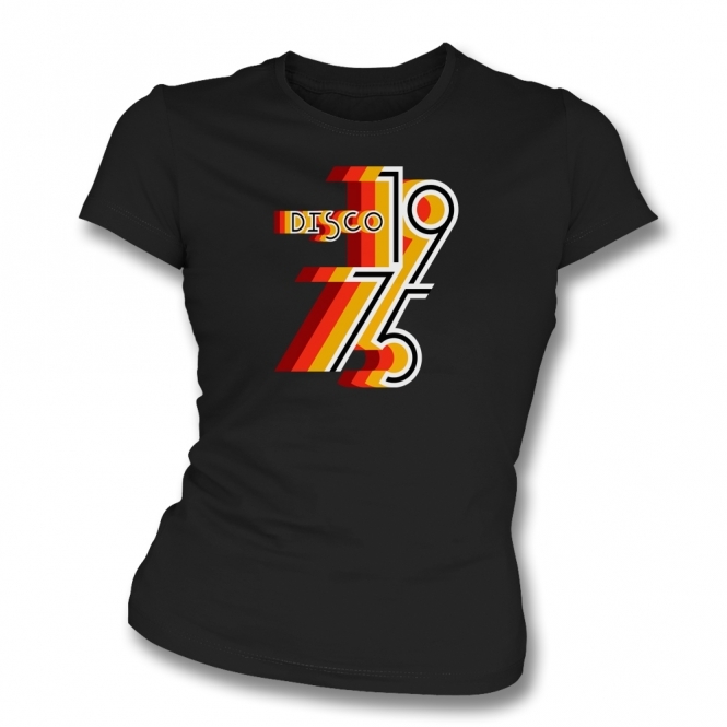 Disco 1975 Womens Slim Fit T-Shirt