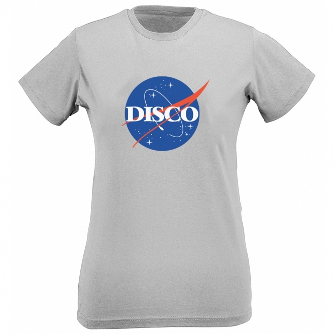 Disco NASA Womens Slim Fit T-Shirt