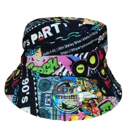 Disco Party Reversible Bucket Hat