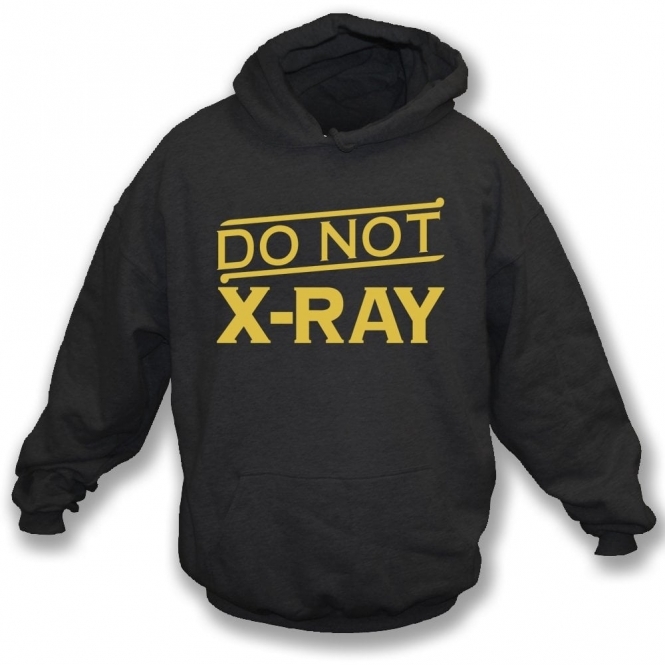 Do Not X-Ray (As Worn By Keith Richards, Rolling Stones) Organic Hooded Sweatshirt