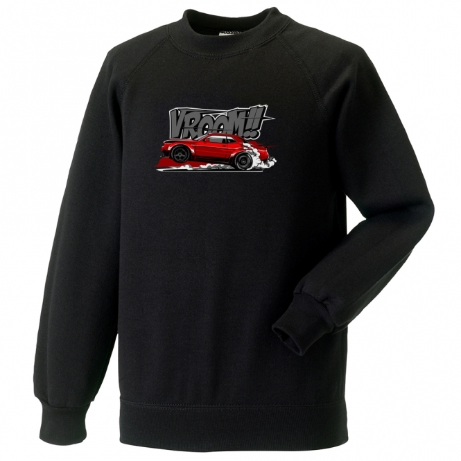 Dodge Charger Vroom! Kids Sweatshirt