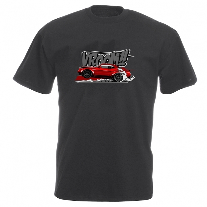 Dodge Charger Vroom! Vintage Wash T-Shirt