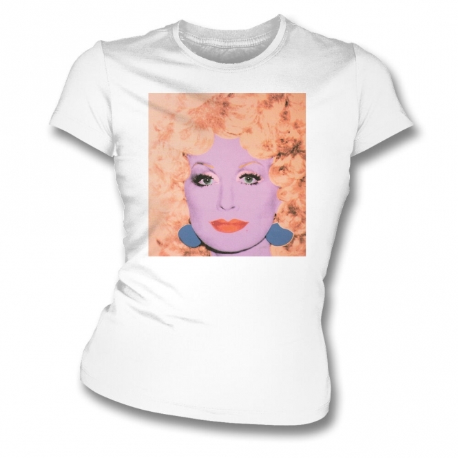 Dolly Parton (Andy Warhol Influenced) Womens Slim Fit T-Shirt