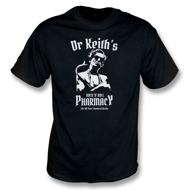 Dr. Keith's Rock N' Roll Pharmacy (Rolling Stones Influenced) Organic T-Shirt