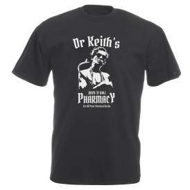 Dr. Keith's Rock N' Roll Pharmacy (Rolling Stones Influenced) Vintage Wash T-Shirt