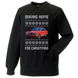 Driving Home For Christmas (Ford Cortina MK2) Kids Christmas Jumper