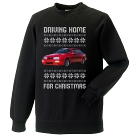 Driving Home For Christmas (Ford Sierra Cosworth) Kids Christmas Jumper