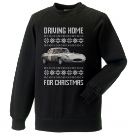 Driving Home For Christmas (Jaguar E-Type) Christmas Jumper
