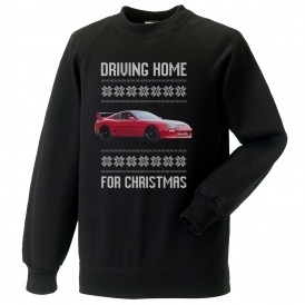 Driving Home For Christmas (Toyota Supra) Kids Christmas Jumper