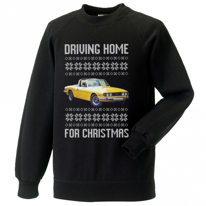 Driving Home For Christmas (Triumph Stag) Christmas Jumper