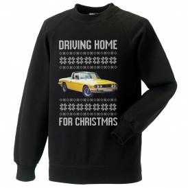 Driving Home For Christmas (Triumph Stag) Kids Christmas Jumper