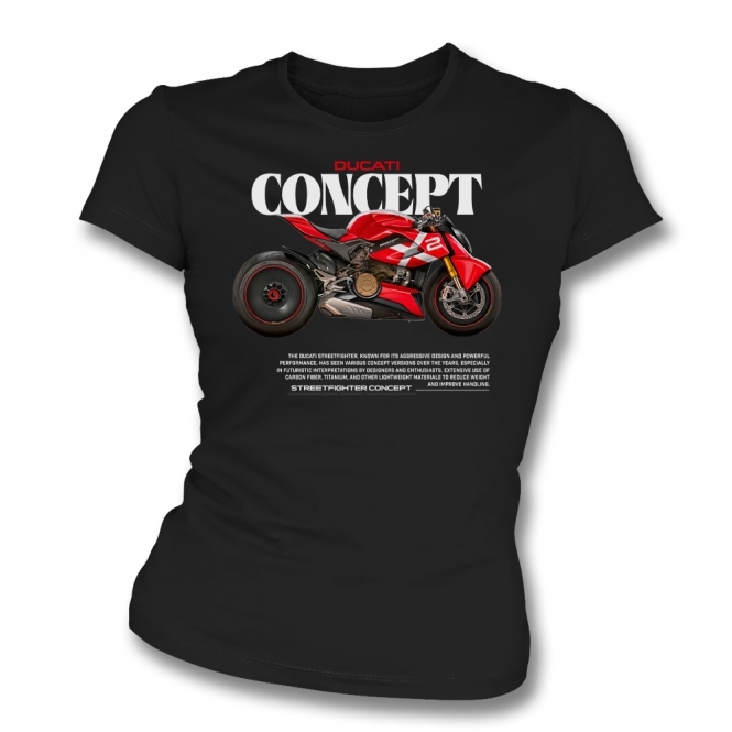 Ducati Concept Organic Womens Slim Fit T-Shirt