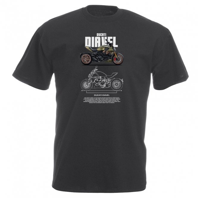Ducati Diavel Vintage Wash T-Shirt