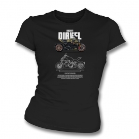 Ducati Diavel Womens Slim Fit T-Shirt