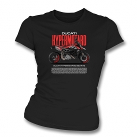 Ducati Hypermotard Organic Womens Slim Fit T-Shirt