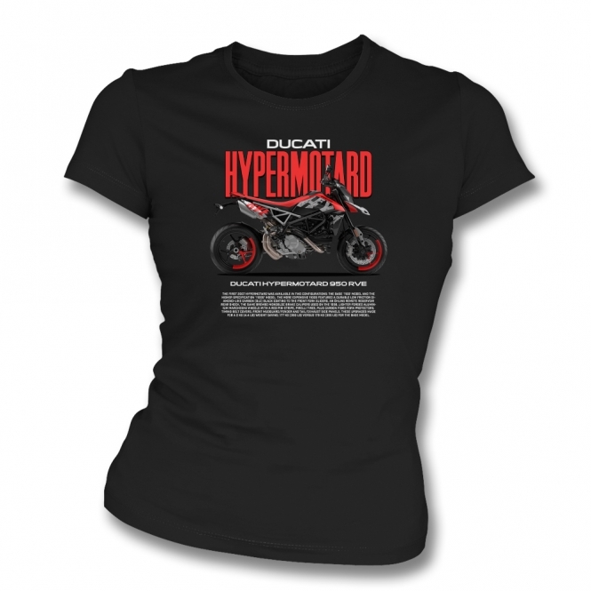 Ducati Hypermotard Womens Slim Fit T-Shirt