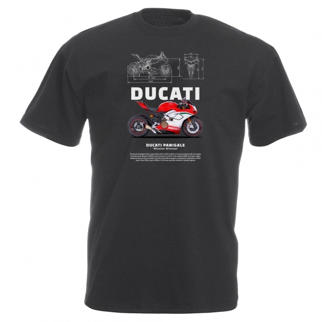 Ducati Panigale Vintage Wash T-Shirt