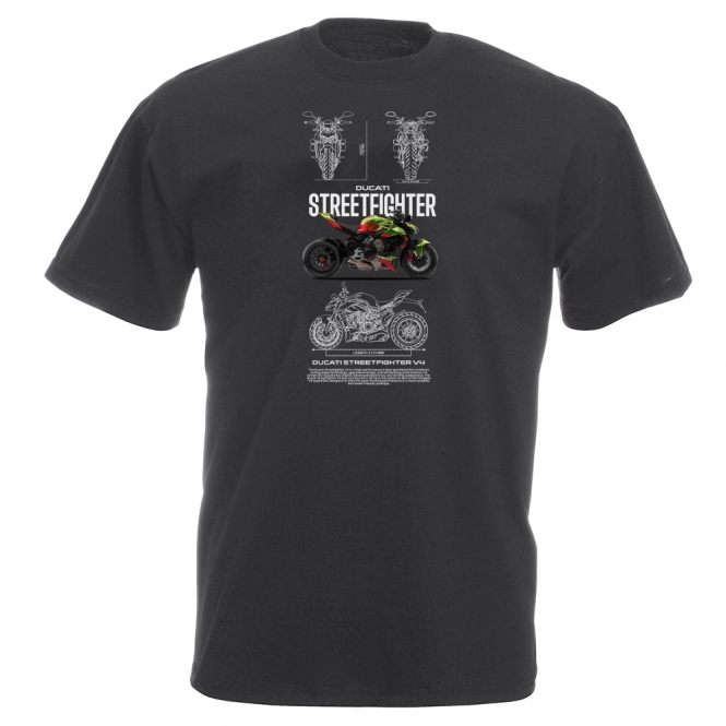 Ducati Streetfighter V4 Vintage Wash T-Shirt