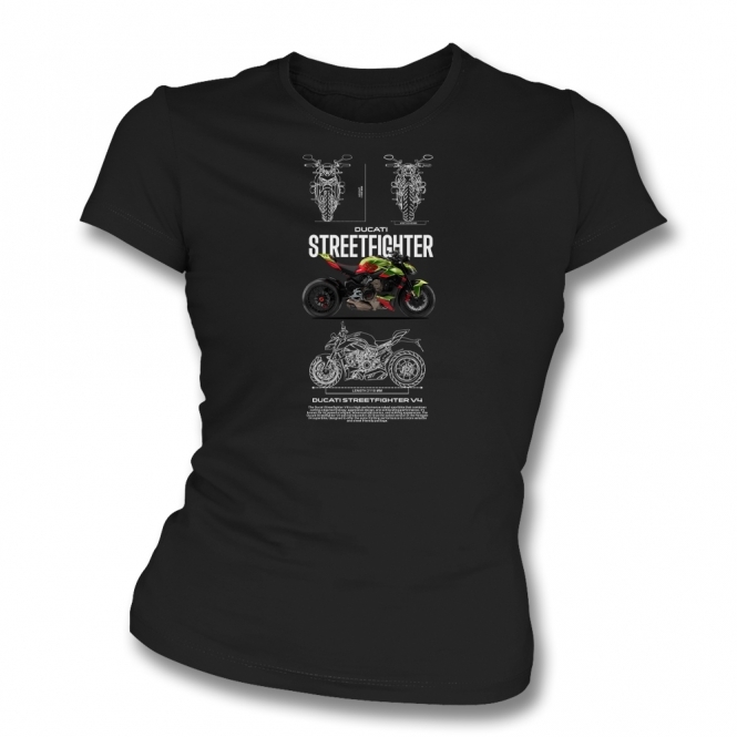 Ducati Streetfighter V4 Womens Slim Fit T-Shirt