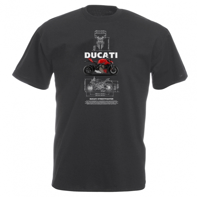 Ducati Streetfighter Vintage Wash T-Shirt