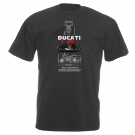 Ducati Streetfighter Vintage Wash T-Shirt