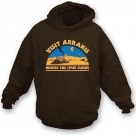 Dune Visit Arrakis 'Where the Spice Flows' Hooded Sweatshirt