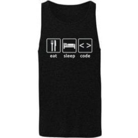 Eat Sleep Code Mens Tank Top