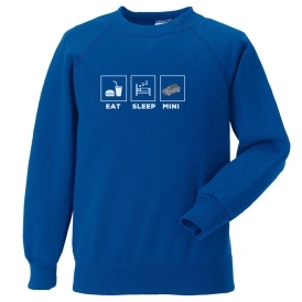 Eat, Sleep, Mini Kids Sweatshirt