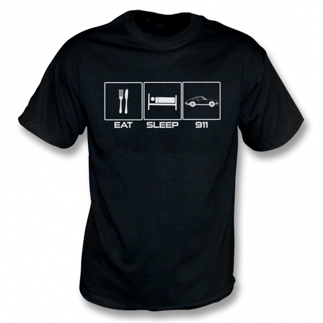 Eat, Sleep, Porsche 911 Kids T-Shirt