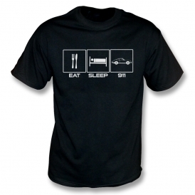 Eat, Sleep, Porsche 911 Kids T-Shirt