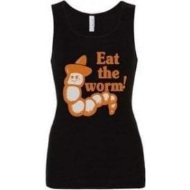 Eat The Worm (As Worn By Axl Rose, Guns N' Roses) Women's Baby Rib Tank Top