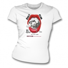 Eater 1977 Poster (Roxy Club) Womens Slim Fit T-Shirt