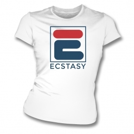 Ecstasy Logo Organic Womens Slim Fit T-Shirt