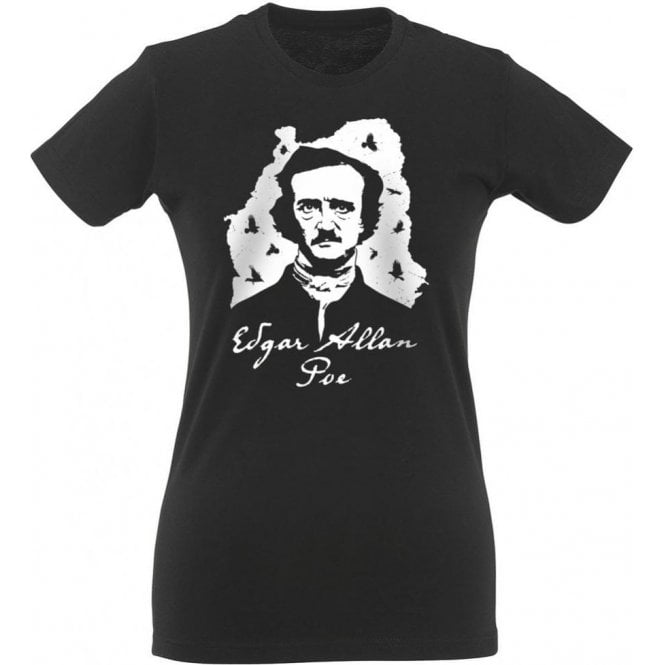 Edgar Allan Poe Womens Slim Fit T-Shirt