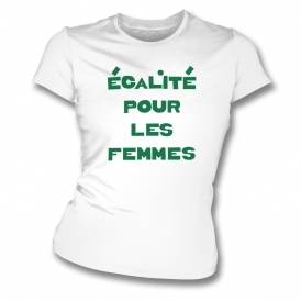 Egalite Pour Les Femmes (As Worn By Martin Gore, Depeche Mode) Womens Slim Fit T-Shirt