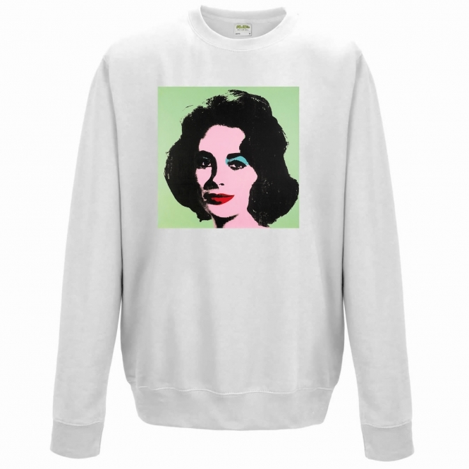 Elizabeth Taylor (Andy Warhol Influenced) Sweatshirt