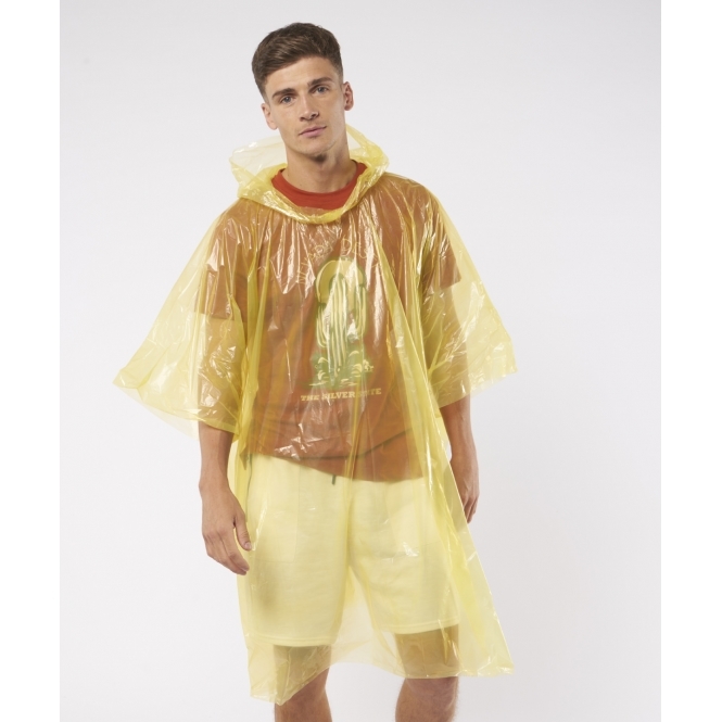 Emergency Hooded Plastic Poncho