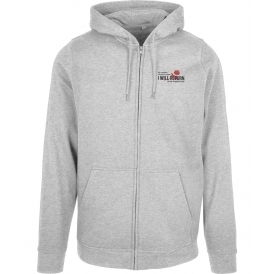 English Rose (The Jam Influenced) Embroidered Left Breast Logo Zip Hooded Sweatshirt
