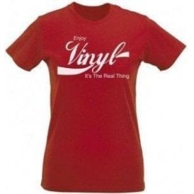 Enjoy Vinyl Womens Slim Fit T-Shirt