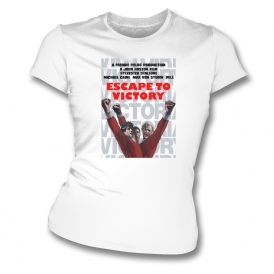 Escape To Victory Film Poster Womens Slim Fit T-Shirt
