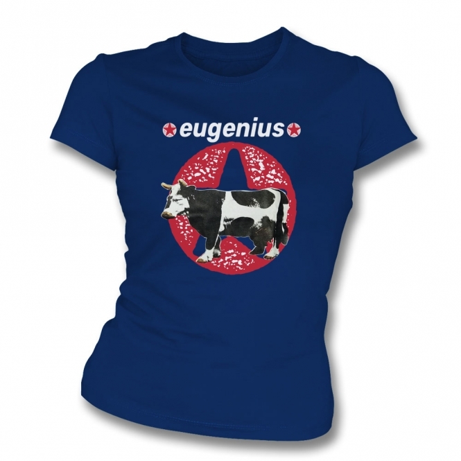 Eugenius Band Logo Womens Slim Fit T-Shirt